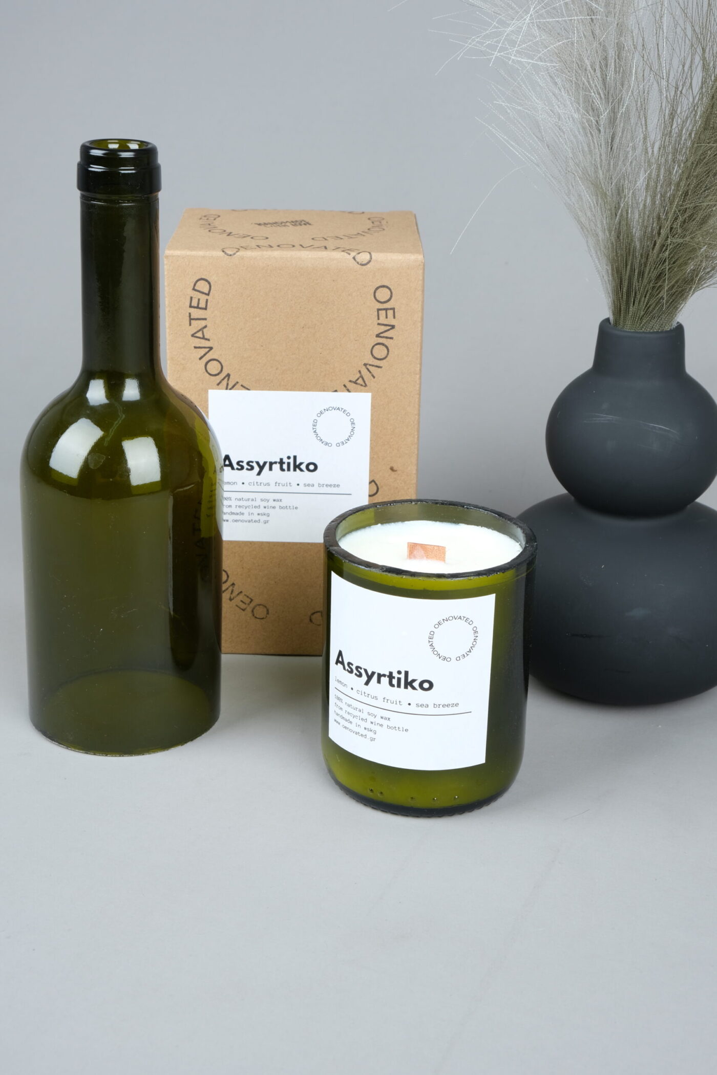 Assyrtiko soy wine-candle - Image 4