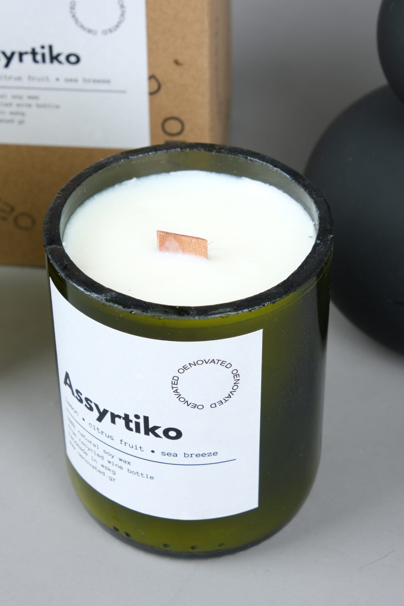 Assyrtiko soy wine-candle - Image 5