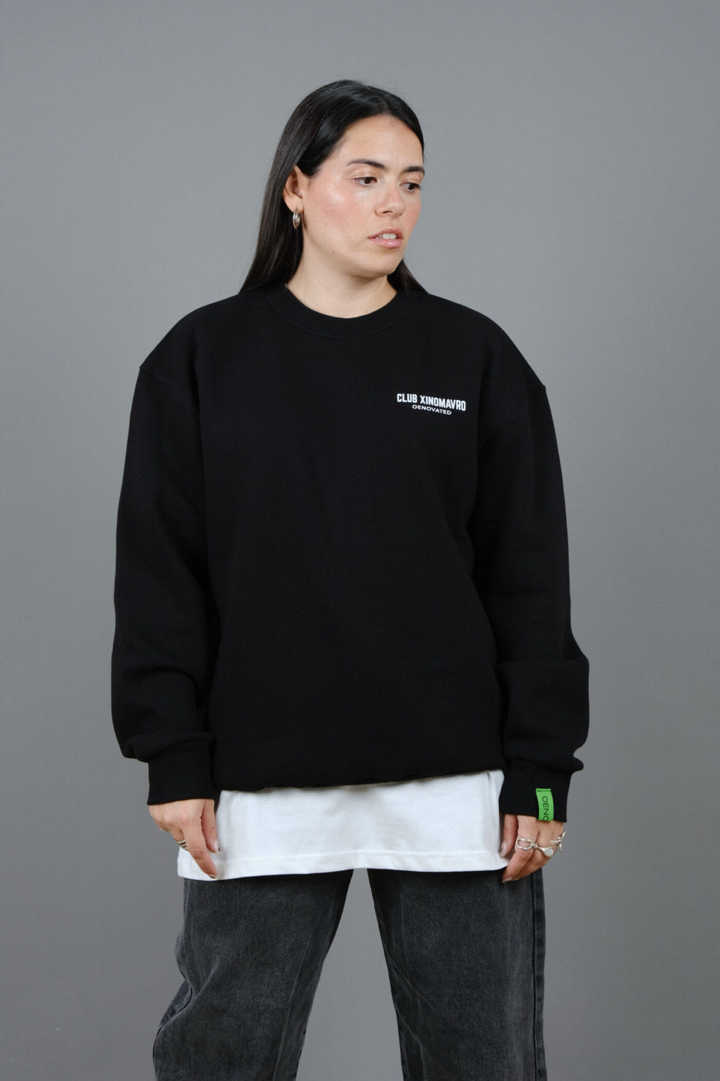 ''CLUB XINOMAVRO" black crewneck - Image 2