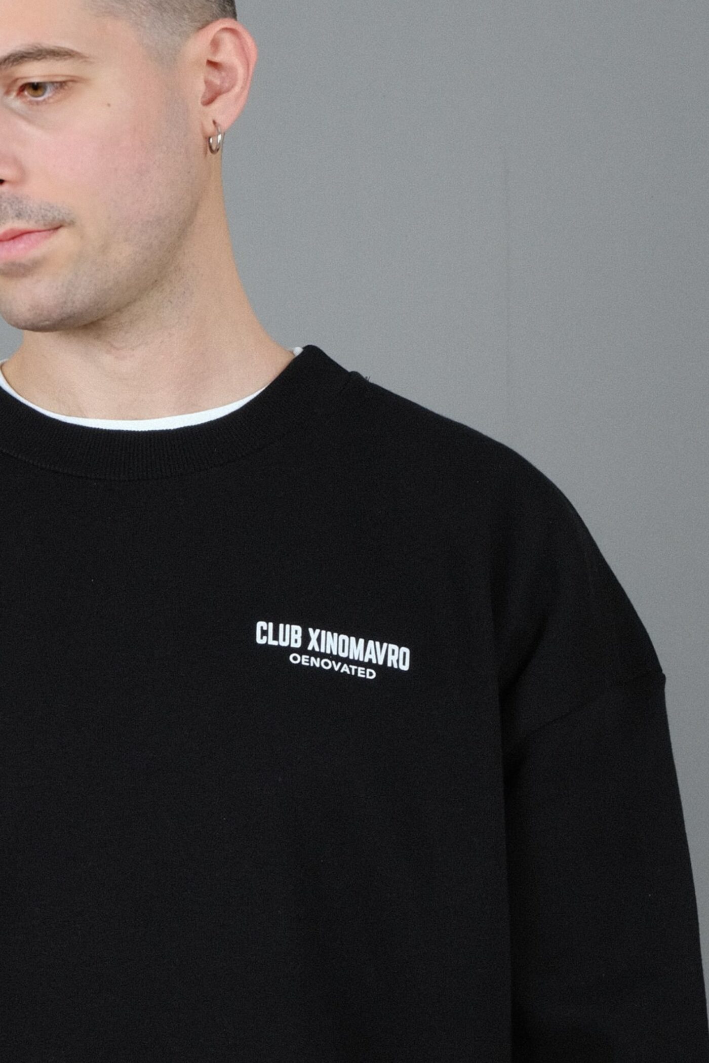 ''CLUB XINOMAVRO" black crewneck - Image 3