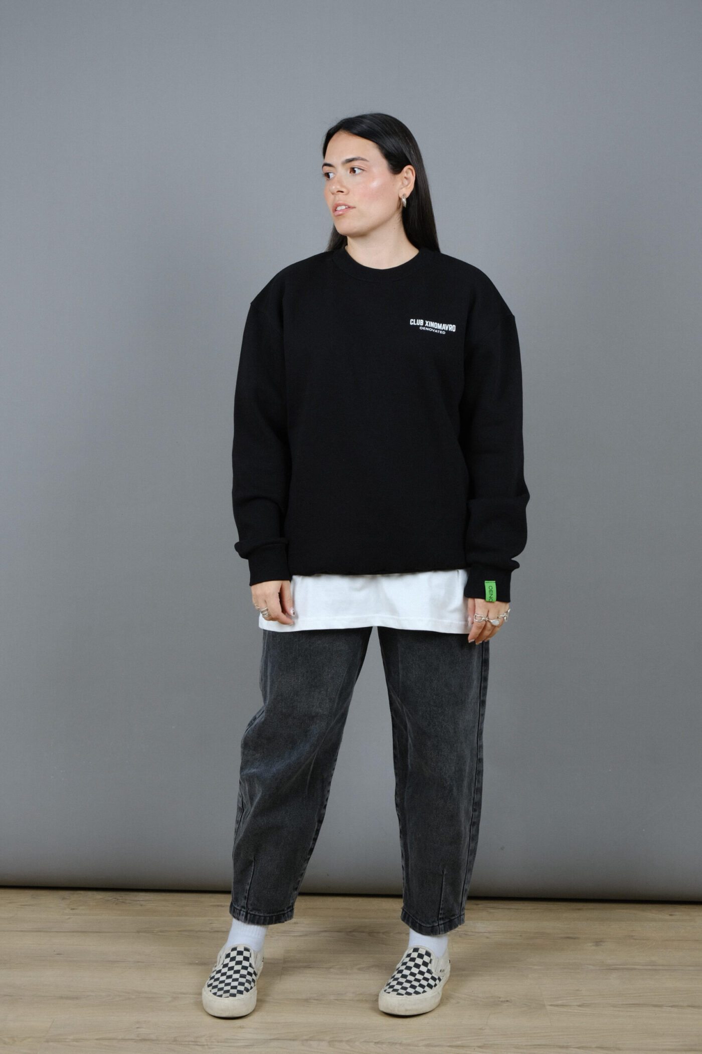 ''CLUB XINOMAVRO" black crewneck - Image 4