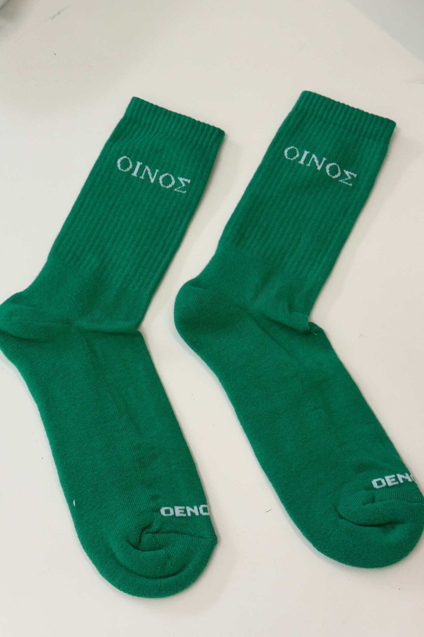 ''ΟΙΝΟΣ'' green socks - Image 4
