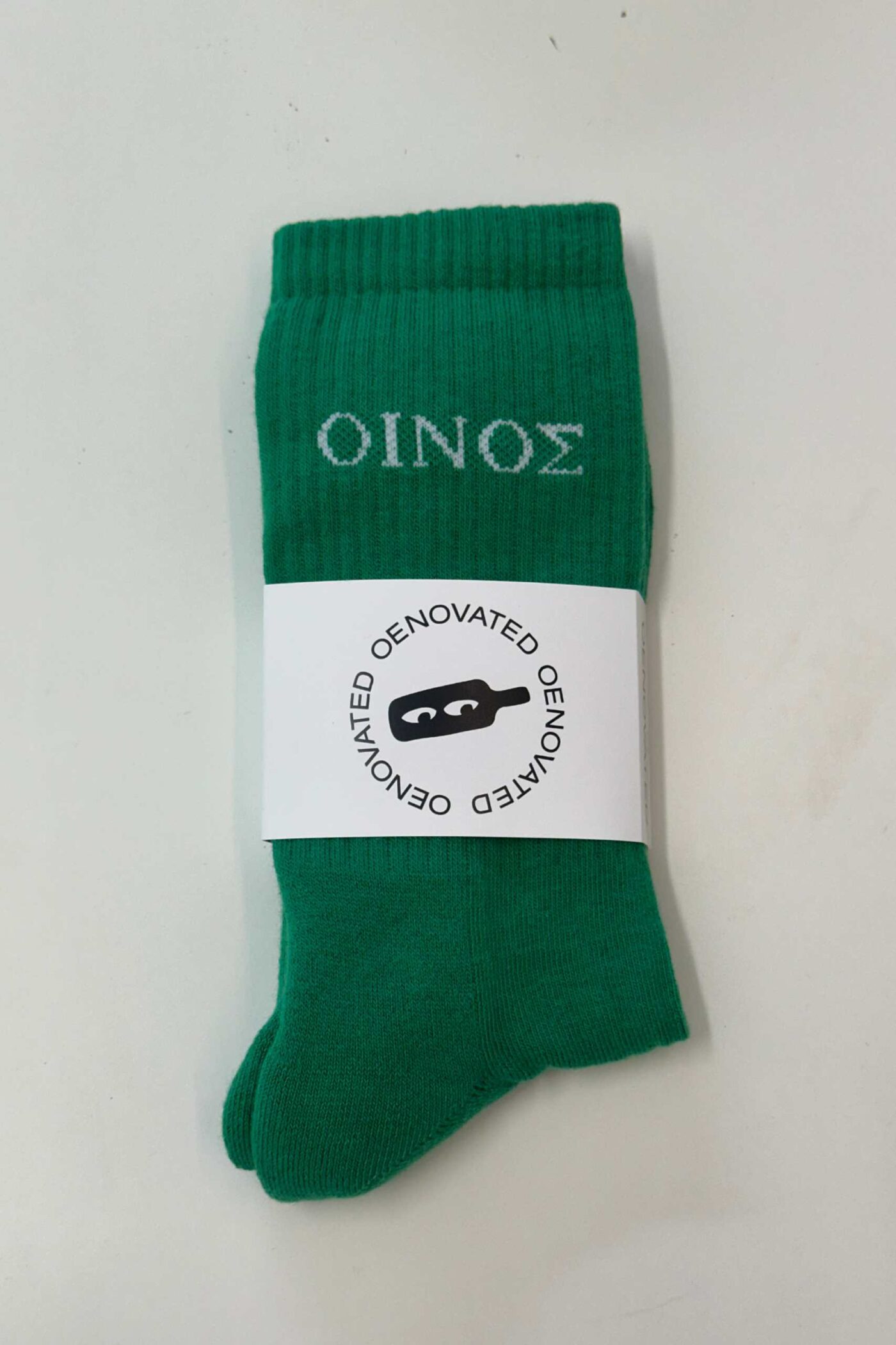 ''ΟΙΝΟΣ'' green socks