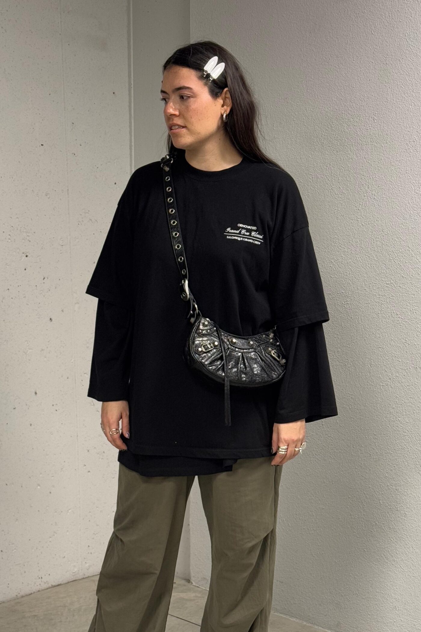 ''GRAND CREW'' Black t-shirt - Image 5