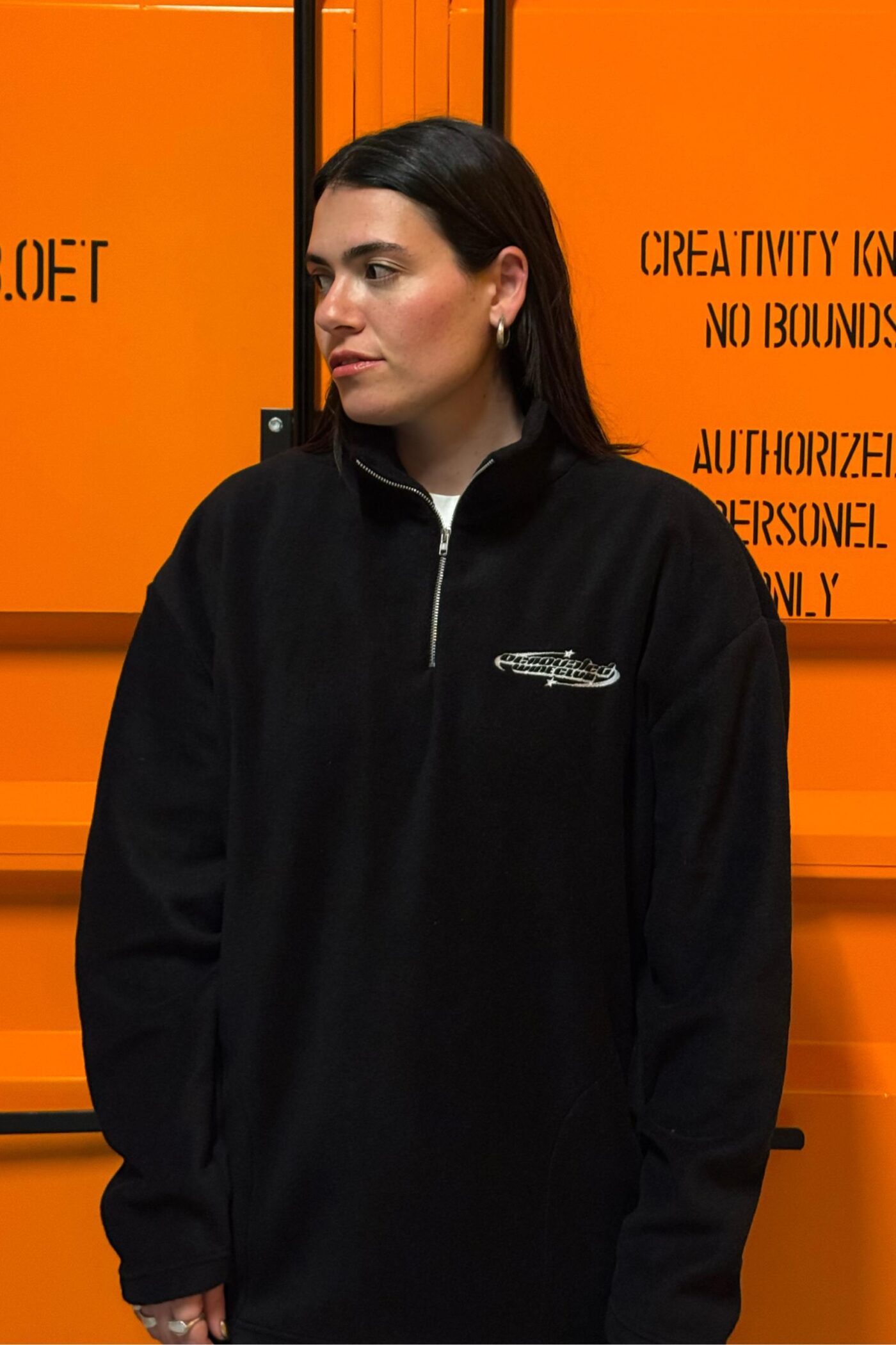 ''OENOVATED WINE CLUB'' black fleece - Image 3