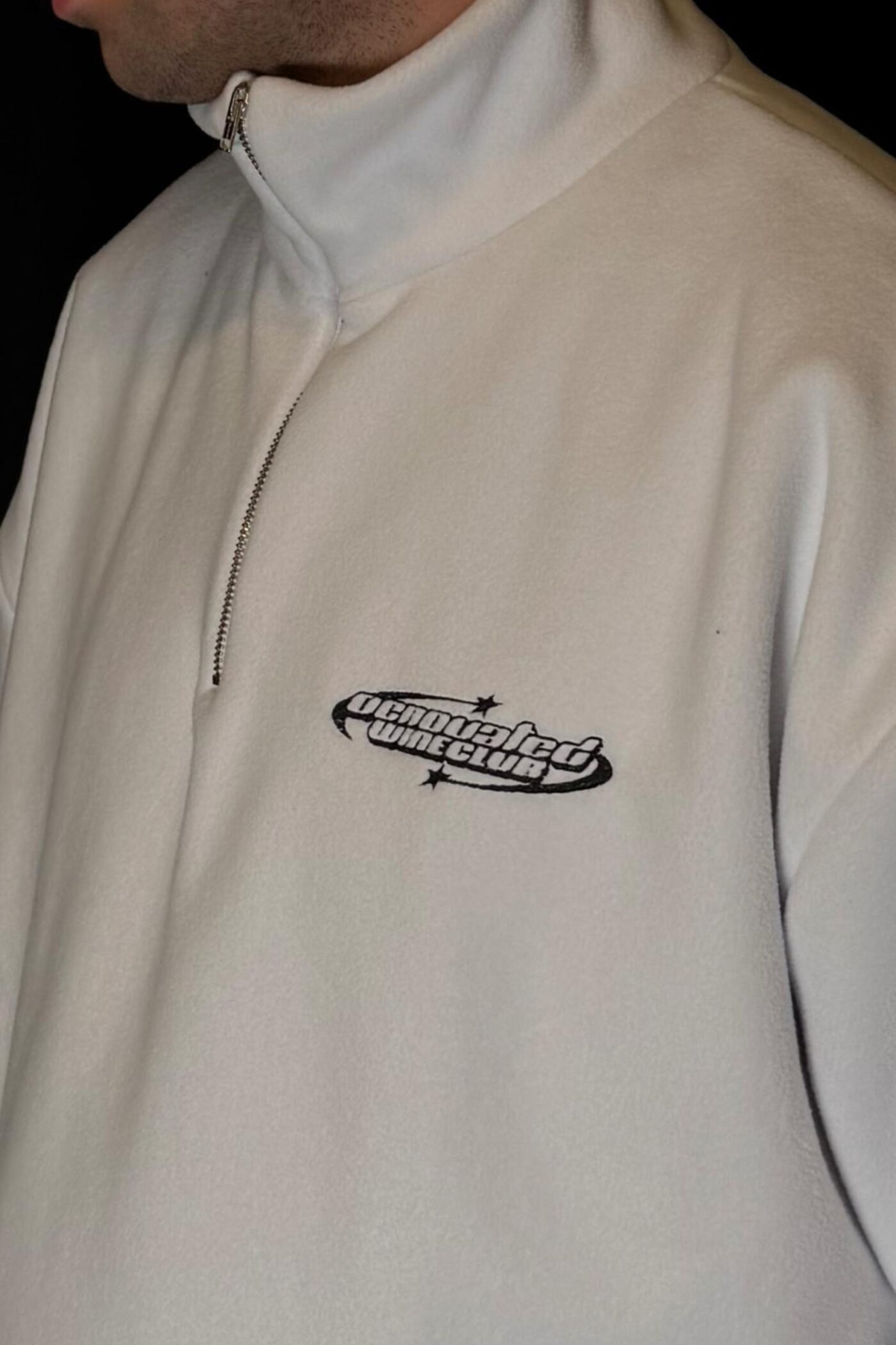 ''OENOVATED WINE CLUB'' white fleece - Image 5