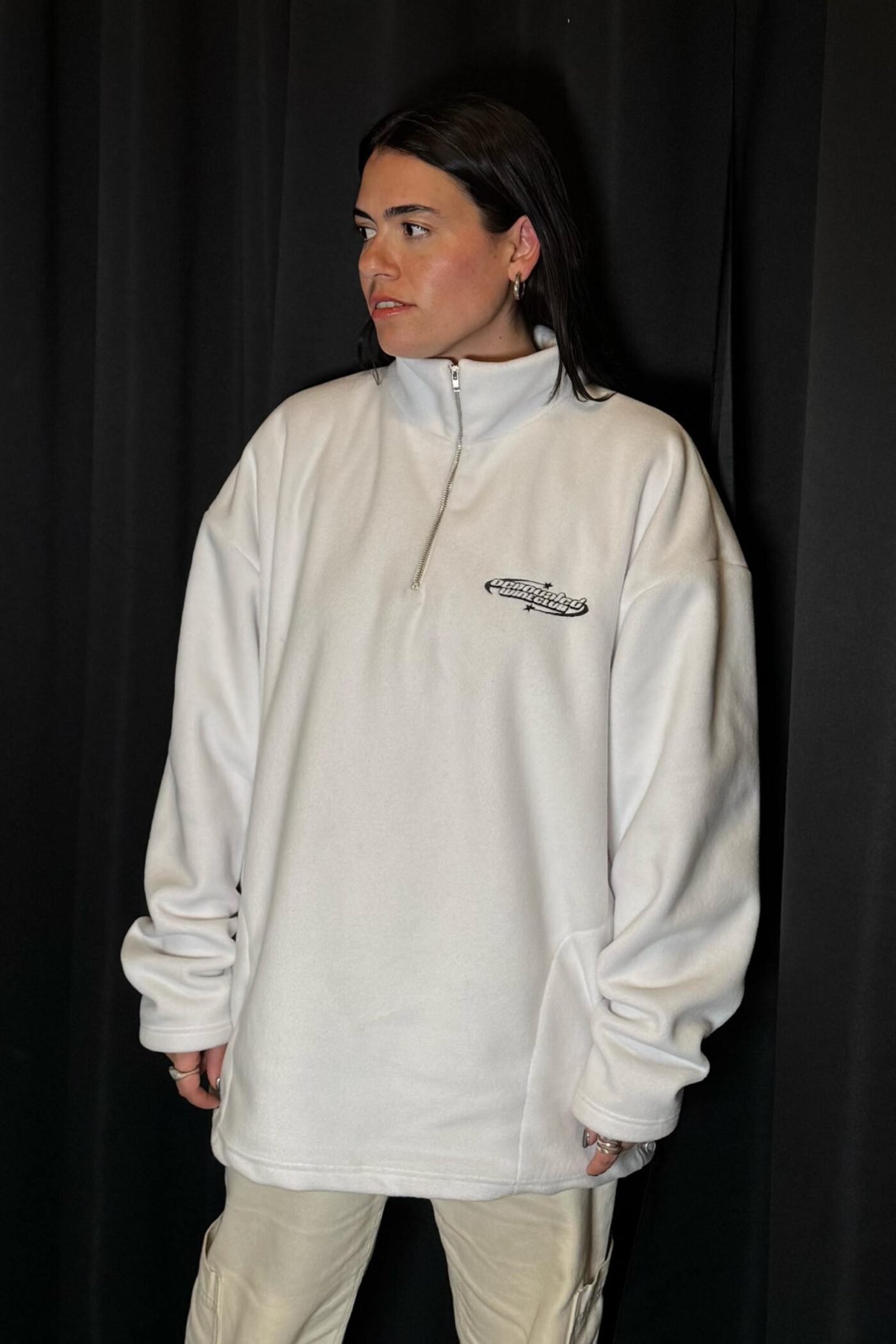 ''OENOVATED WINE CLUB'' white fleece - Image 4