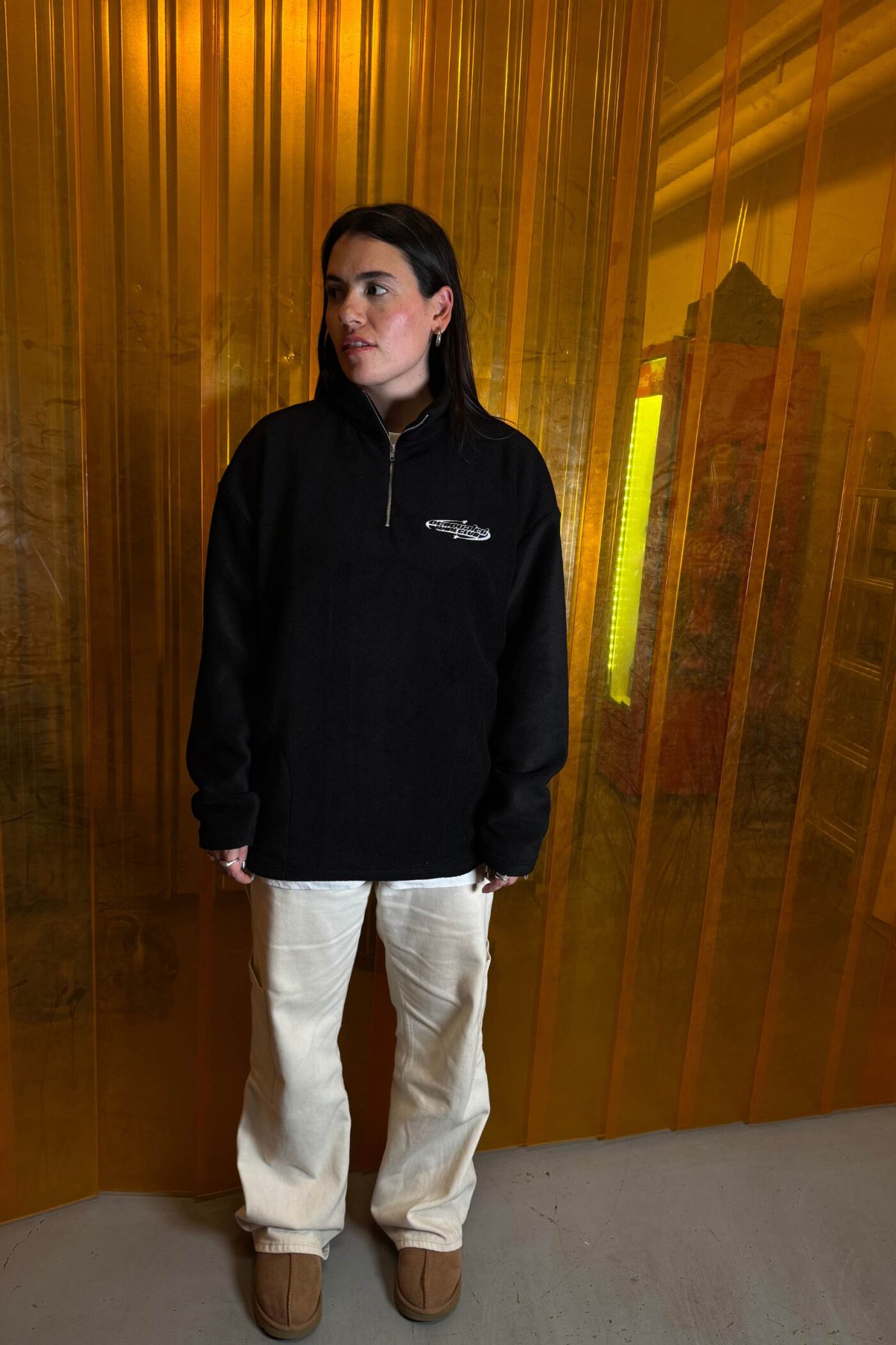 ''OENOVATED WINE CLUB'' black fleece - Image 4
