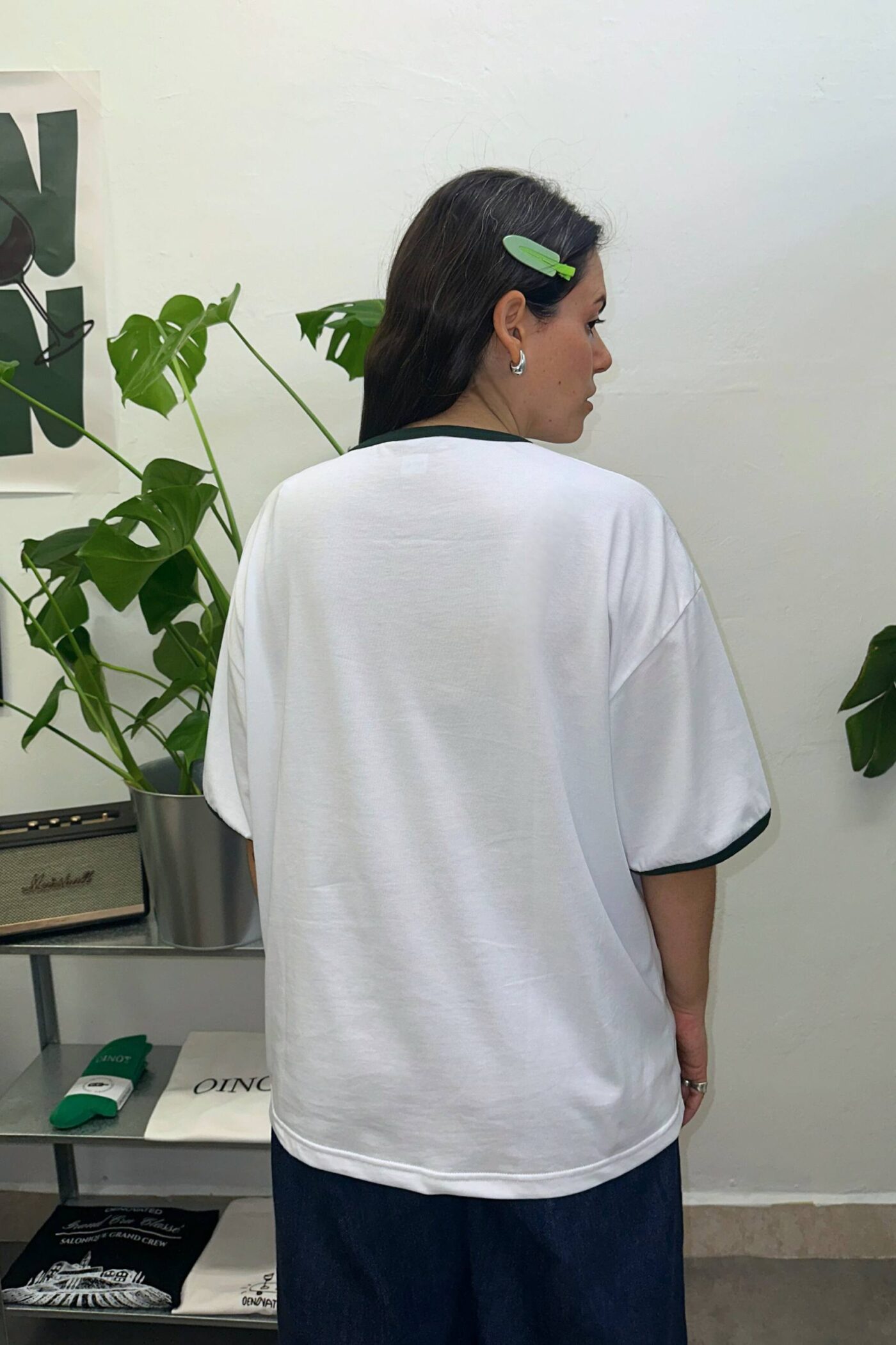 ''Wine Lover'' white boxy t-shirt - Image 4